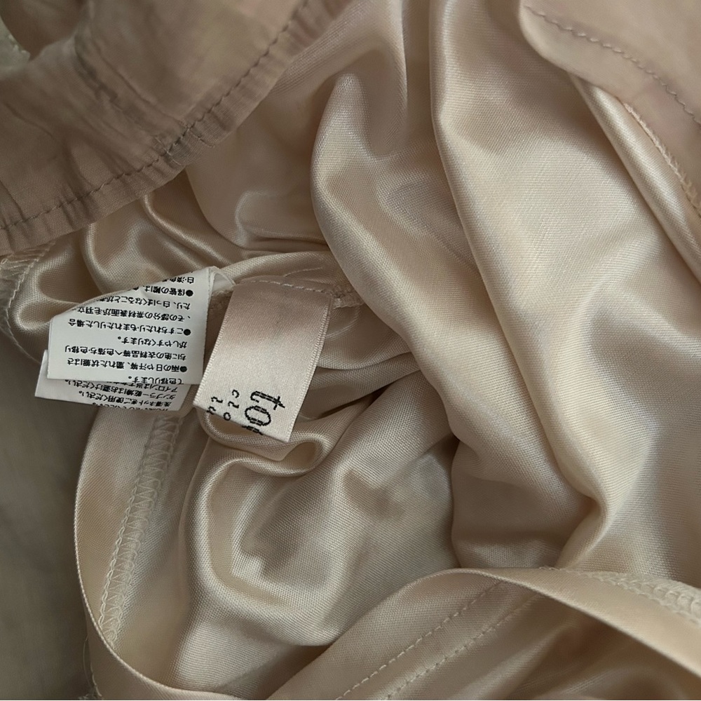 Tocco Closet Japan Ruffle Blouse Kawaii Lolita nude neutral coquette balletcore - Picture 2 of 5